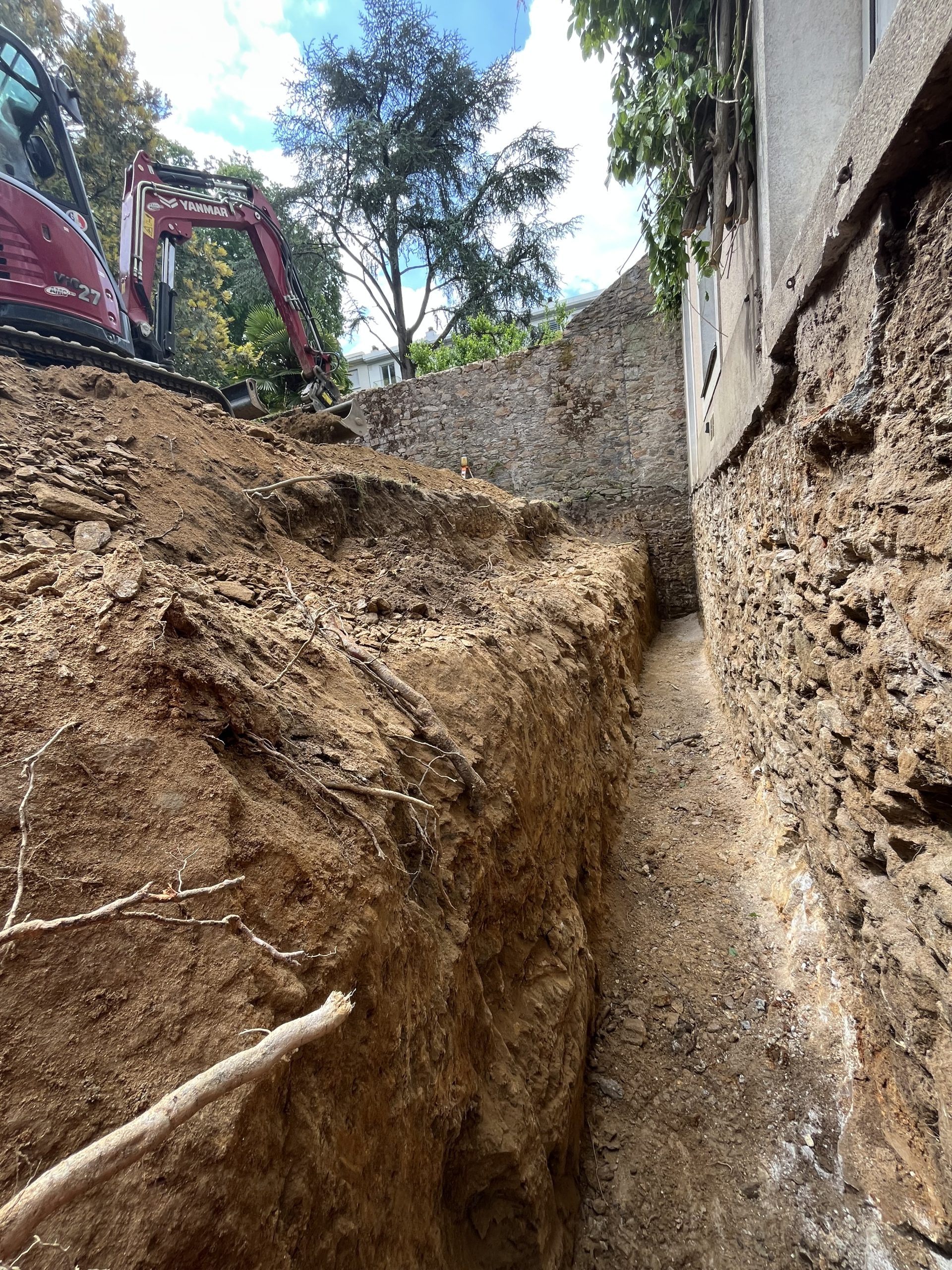 chantier drainage solar atlantique tp dans le 44